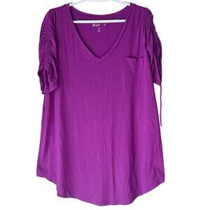 Roaman's Purple T-Shirt Size 14/16 (M)